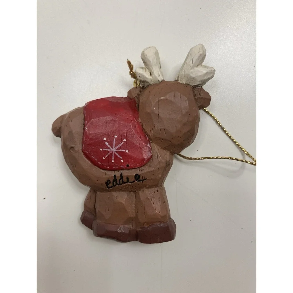 Vtg Midwest of Cannon Falls Angel Resin Christmas Ornament Eddie Walker Set of 4
